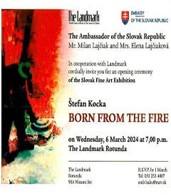 В Баку открылась выставка Ştefan Kocka "Born from Fire"
